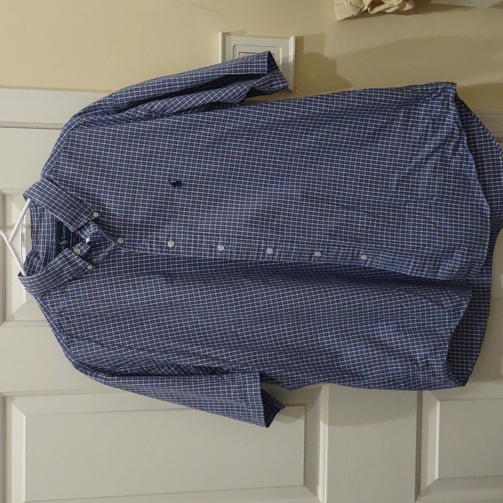 Men's blue Ralph Lauren dress shirt size XL